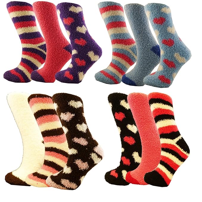 thermal fluffy socks