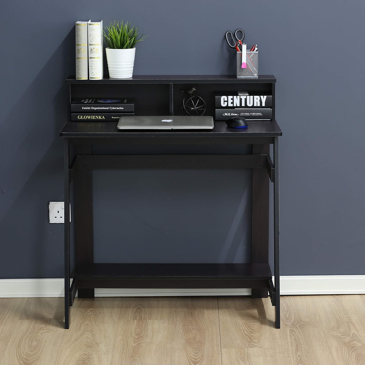 Furinno Simplistic a Frame Computer Desk, Espresso: Furniture & Decor