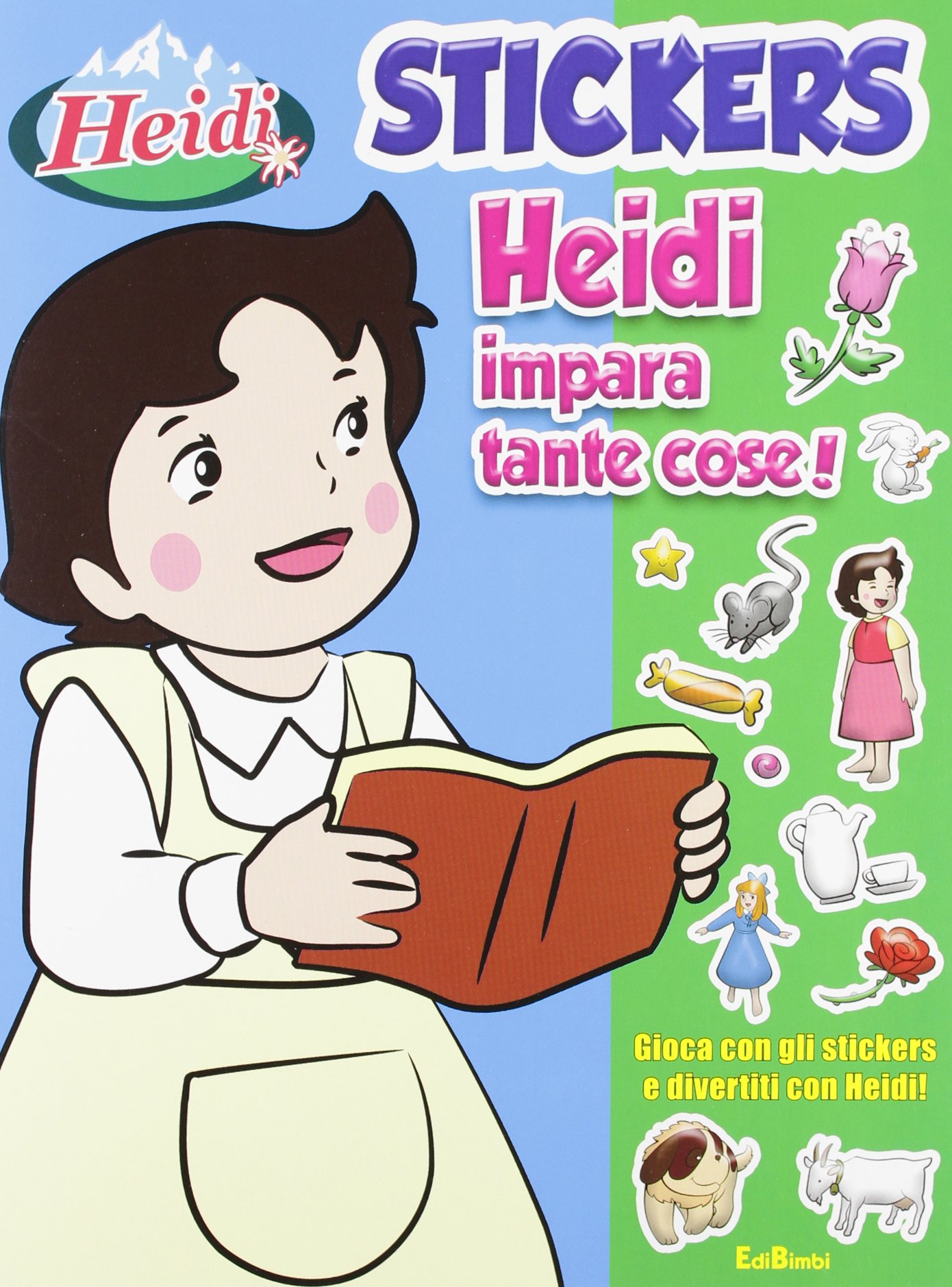 Heidi Impara Tante Cose Con Adesivi Amazon Com Books