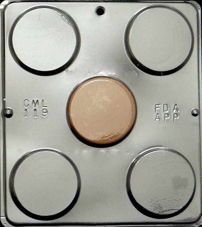 Plain Chocolate Circle / Disc Mold Chocolate Candy Mold Candy Making