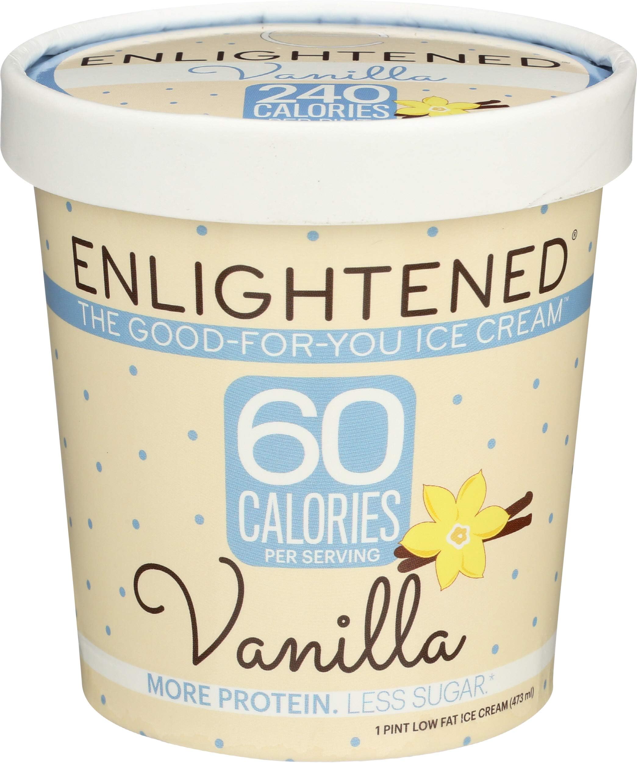 Enlightened, Ice Cream Vanilla, 16 Fl Oz