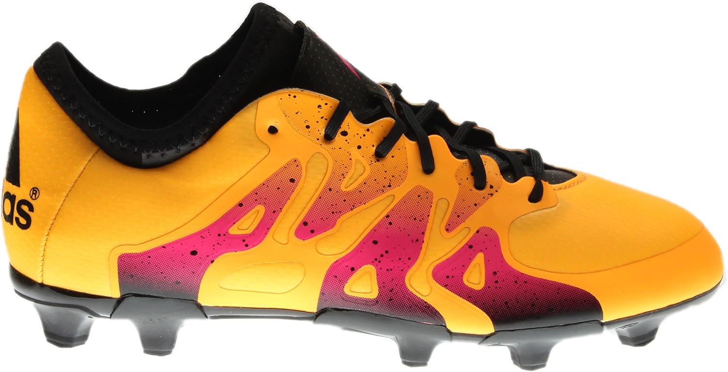 pink and yellow adidas cleats