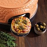 Giles & Posner EK4025G Pizza Maker 800W Terracotta Dome 4 Mini Pizzas view 6