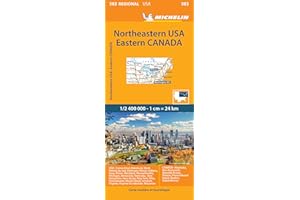 Northeastern USA - Eastern Canada 583 - Carte régionale N.E.