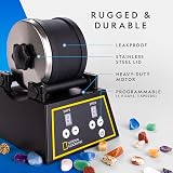 Blue Marble National Geographic Professional Rock Tumbler Kit 9 Gemstones view 3