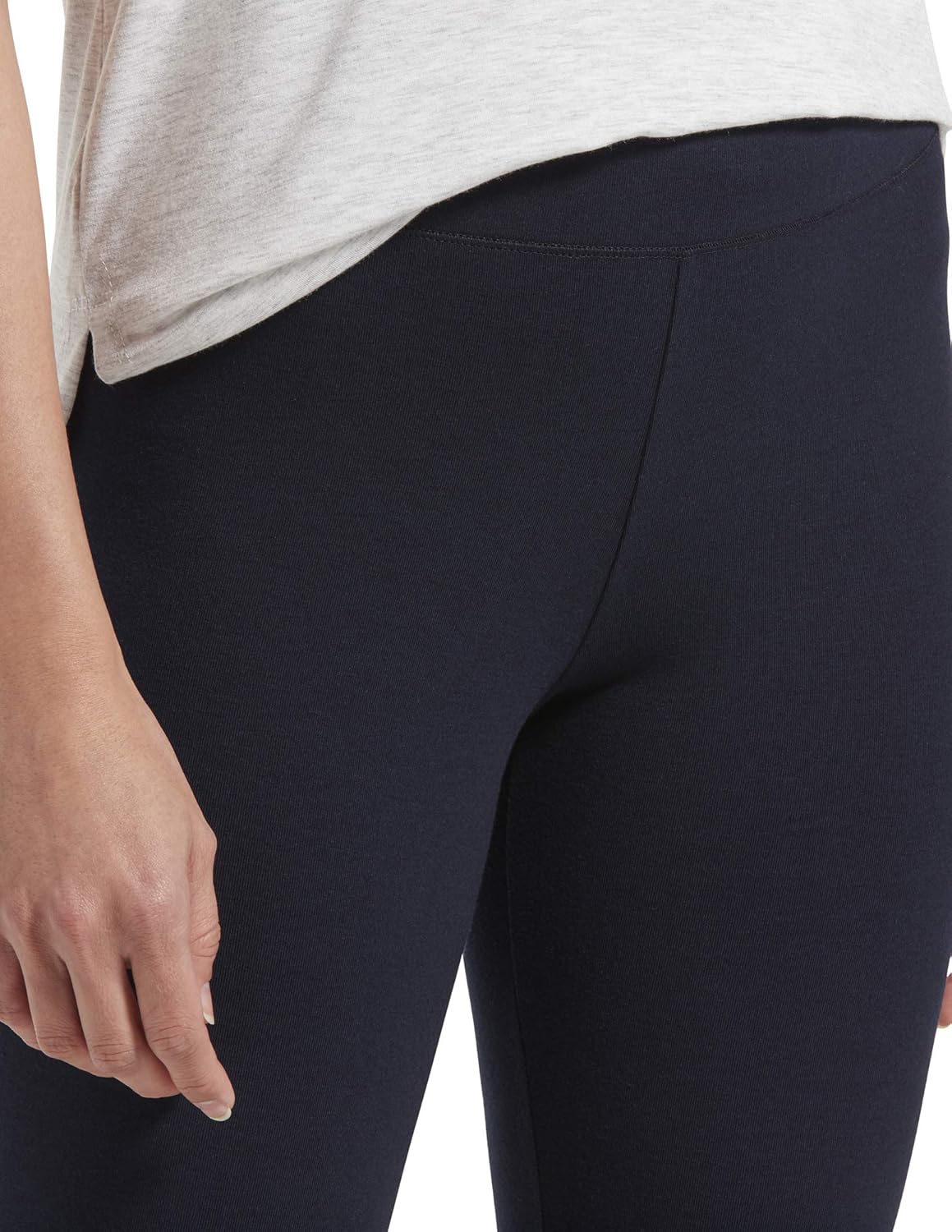 HUE Women's Cotton Ultra Legging with Wide Waistband, Assorted at  Women’s Clothing store