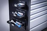 BGS 67150 Magnetic Shell Set 3 Shelves 150/210/310mm Tool Storage view 3