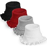 JenPen Winter Fake Turtleneck for Women Dickey Collar Knitted Detachable Half Top Mock High Turtleneck Neck Warm Faux Collar