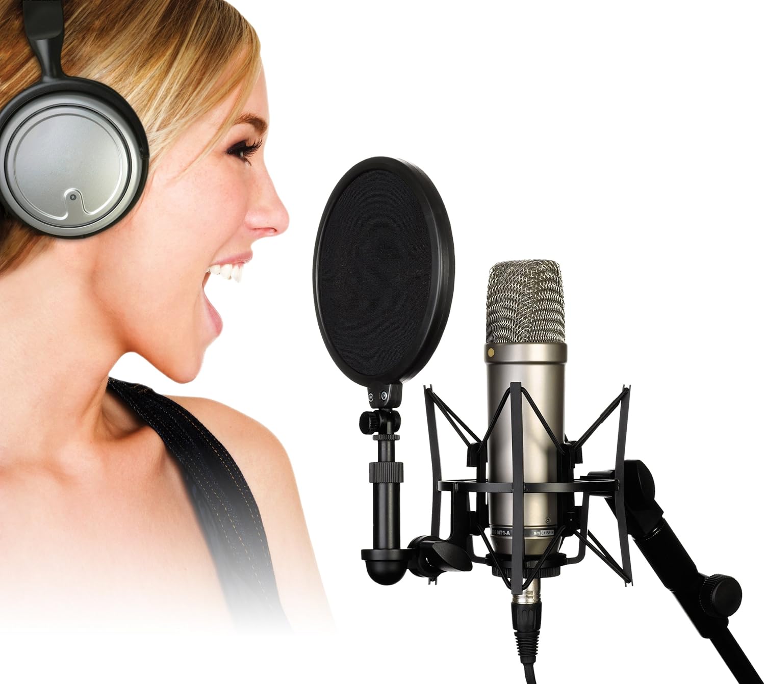 Rode NT1-A Anniversary Vocal Cardioid Condenser Microphone Package: Musical Instruments