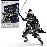 PlayStation, Ghost of Tsushima, 6” Jin Sakai Samurai Action Figure & 2 Accessories, The Shapes Collection, for PS5 Fans & Col