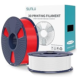 SUNLU PLA+2.0 3D Printer Filament 2KG, Upgrade
