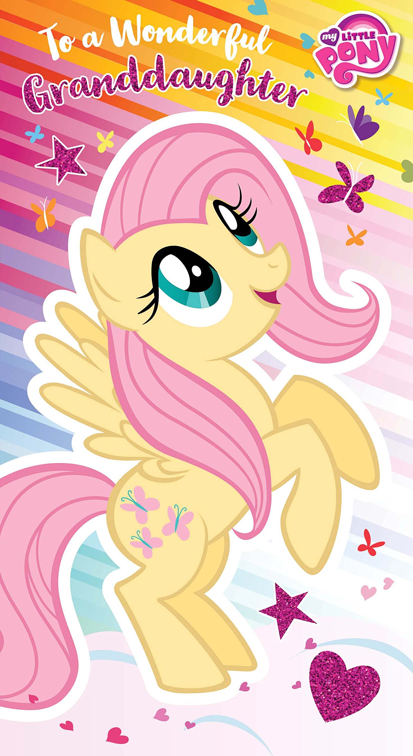 My Little Pony MP018 "Wishing You A Birthday As Magical As You are! with Lots of Love" Greeting Card