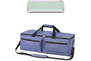 LLYWCM Carrying Case for Cricut Explore Air - Portable Tote Bag Compatible with Cricut Maker, Accessories Storage for Cricut Pens and Basic Tool Set (S-Purple)