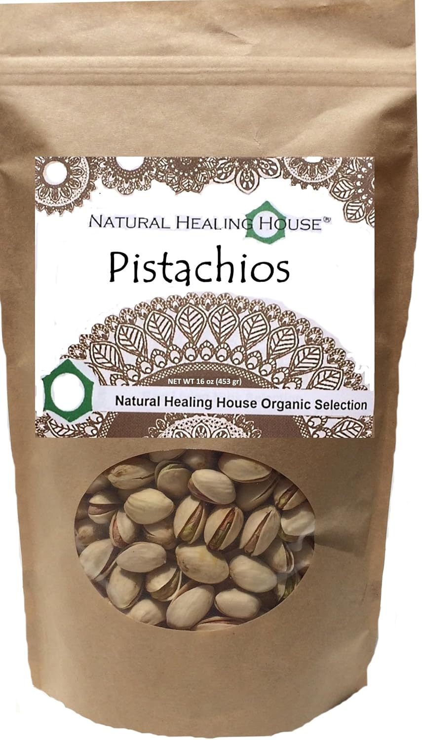 Organic Raw Pistachios with shell 16 oz Grocery