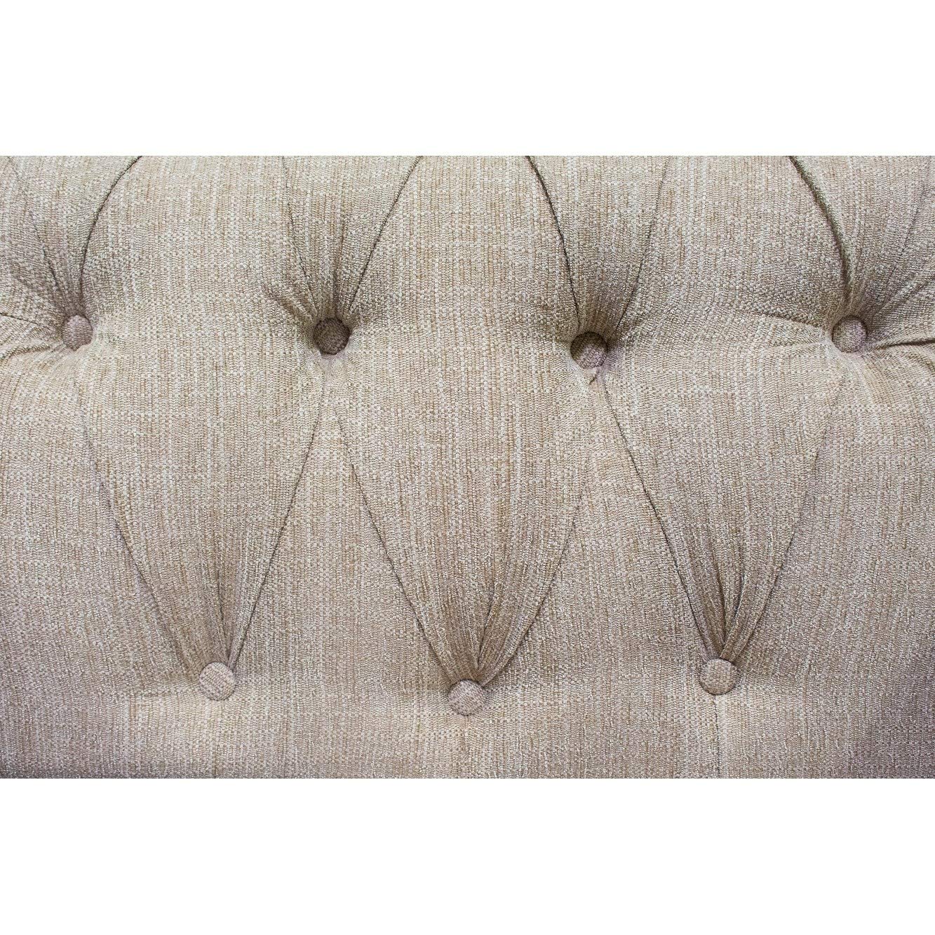 Best Master Furniture YS001 Venice Upholstered Loveseat Beige
