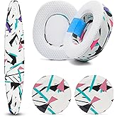 WC Mod Kit Nova Pro Wireless & Nova Elite - Cooling Gel Earpads, Silicone Headband, & Magnetic Plates for SteelSeries Arctis Nova Pro Wireless & Nova Elite by Wicked Cushions | 90's White