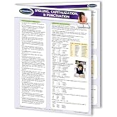 Spelling Capitalization &amp; Punctuation - Grammar Quick Reference Guide by Permacharts