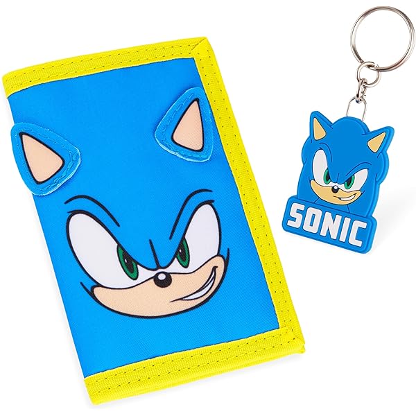 Amazon.com: Sonic The Hedgehog Wallet for Kids, Boys and