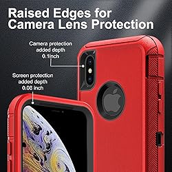 YKHJKLEC for iPhone Xs Max Case, Military Grade 3