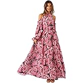 Petal & Pup Womens Hilary Pleated Maxi Dress