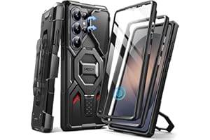 TONGATE Magnetic Stand for Samsung Galaxy S26 Ultra Case, Compatible with Magsafe, [Camera Cover & 2 Front Frames][Military D