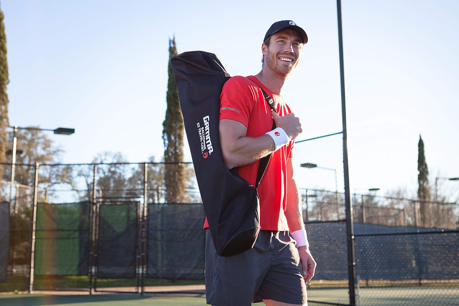 Gamma Sports EZ Travel Cart Pro Ball Hopper 150 : Tennis Ball Hoppers : Sports & Outdoors