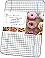 Oven-Safe, Dishwasher-Safe 100% Stainless Steel Cooling and Baking Rack - Quarter Sheet Pan Wire Cooling Rack For Baking - Food-Safe, Heavy Duty, Small Cooling Rack for Baking - 8.5 x 12-inch