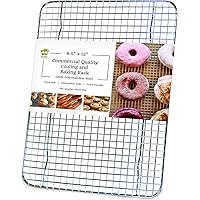 Oven-Safe, Dishwasher-Safe 100% Stainless Steel Cooling and Baking Rack - Quarter Sheet Pan Wire Cooling Rack For Baking…