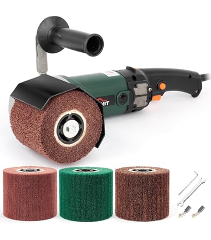 4-Pack Burnishing Wheels - Multi-Grit Polishing For Metal And Wood