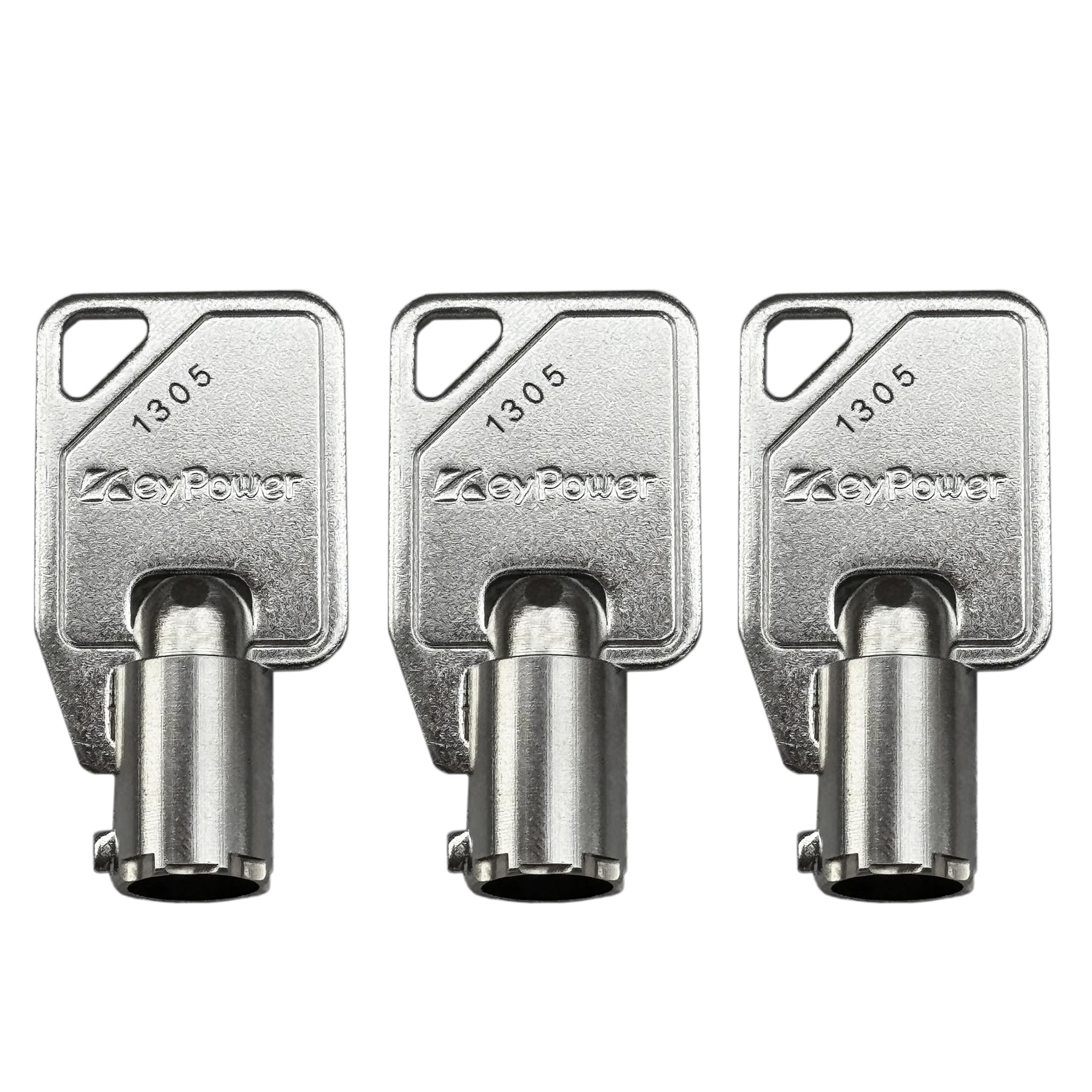 Photo 1 of (3) KeyPower 1300-1310 Tubular Keys for Seco-Larm Enforcer Switches, Compatible with SS-090 SS-095 Tubular Key Lock Series, Pre Cut to Key Code: 1304 (SS-090KN-4)