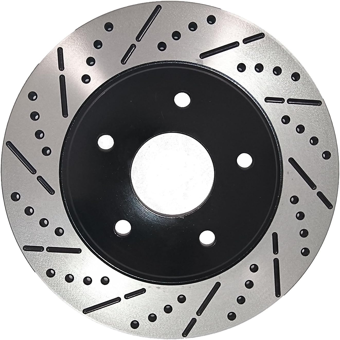 Rear Premium Drill&Slot Brake Rotors Ceramic Pad Fit 1114