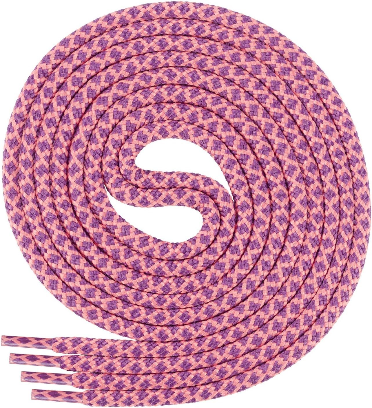 Di Ficchiano quality laces, round, for working shoes and trekking shoes made of 100% polyester, ø approx. 4.5 mm, 27 colors, lengths 70-220 cm