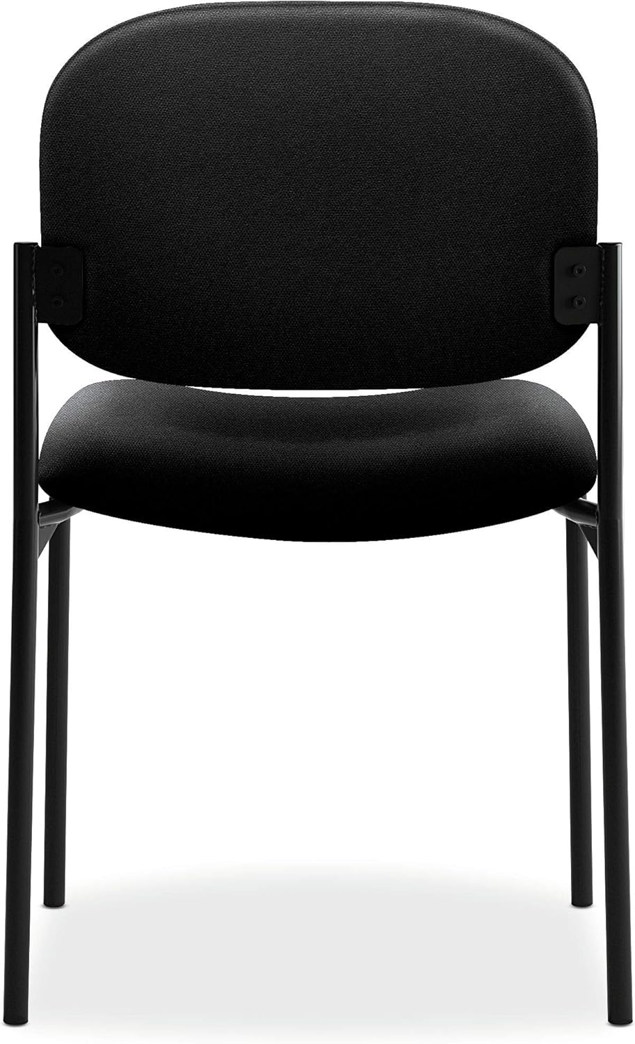 HON Scatter Armless Stacking Guest Chair, in Black (HVL606): Furniture & Decor