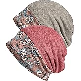 WULIQIUQIU Women's Baggy Slouchy Beanie Chemo Hat Cap Scarf