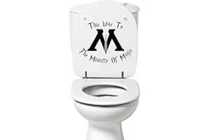 Yoonek Graphics This Way to The Ministry of Magic Toilet Decal Sticker # 535 (9