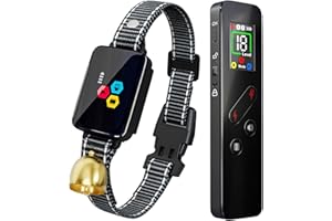 DALI ENERGY CAT Cat Training Collar Cat Bark Collar with Remote Electric Cats Shock Collar 3300FT IP67 Waterproof 3 Training Modes Beep Vibration Shock Mode Top Meowing Effective for Bad Behavior Black Knight