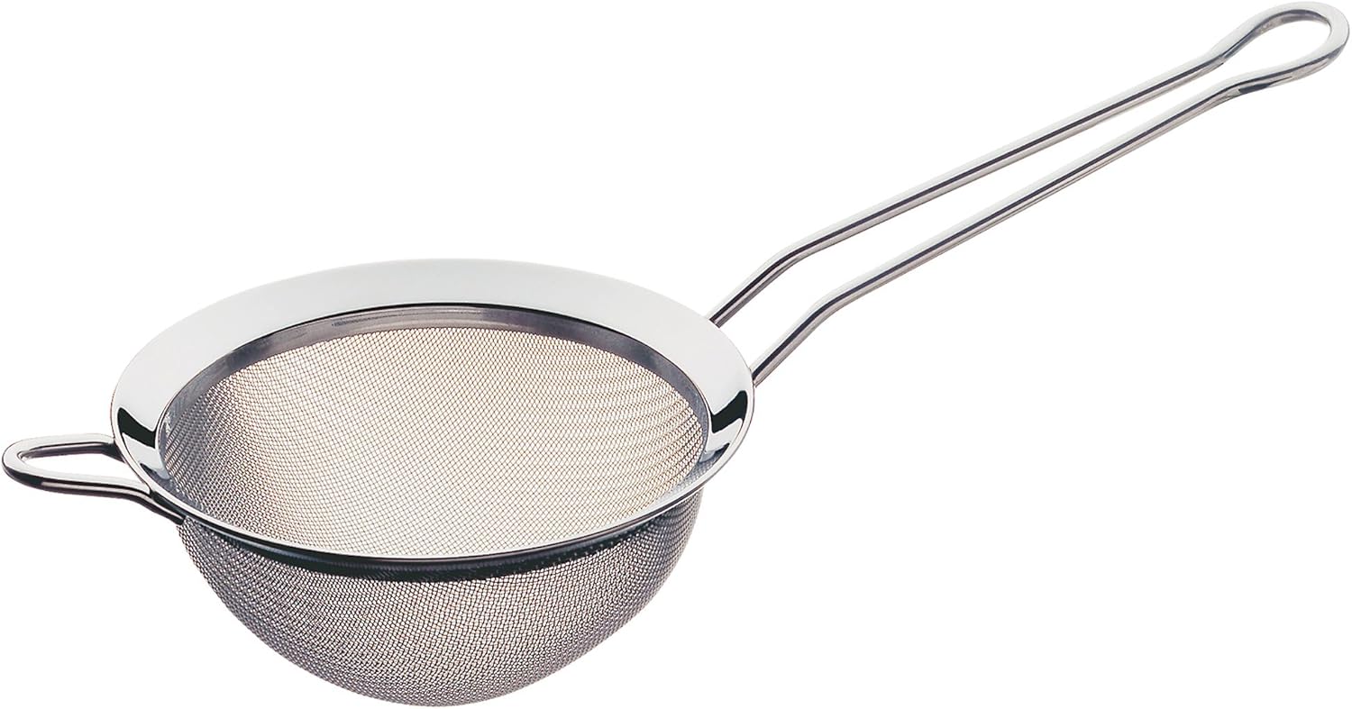 WMF Gourmet Küchensieb klein 8 cm, Teesieb Edelstahl, kleines Sieb, Cromargan Edelstahl poliert, spülmaschinengeeignet