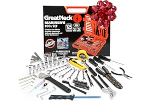OEMTOOLS GreatNeck MS125 Mariner's Tool Set, 125-Piece, Chrome