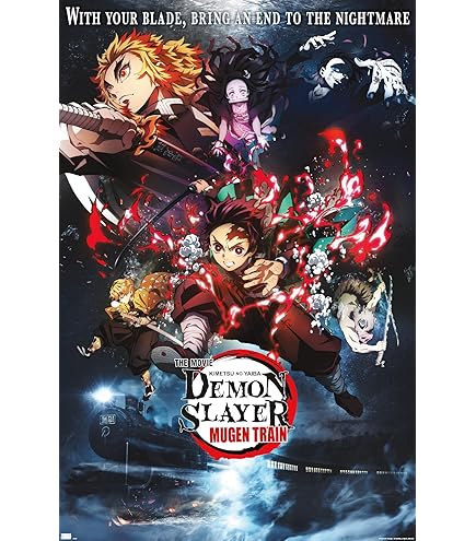 ABYSTYLE GBEye Poster Demon Slayer 91,5x61 Cm - Tanjiro, Zenitsu E Inosuke - Stampa Ufficiale Su Carta Lucida