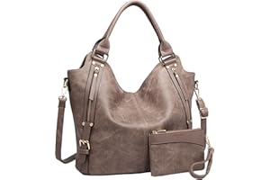 ITSCOSY Women Tote Bag Handbags PU Leather Fashion Hobo Shoulder Bags with Adjustable Shoulder Strap