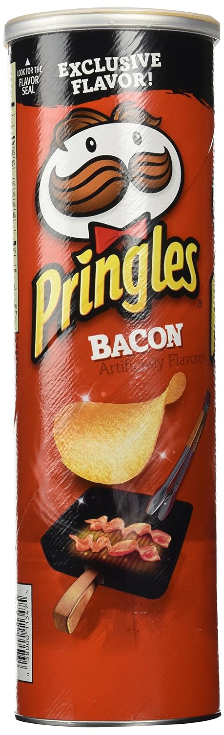 Pringles potato crisps bacon 9.96oz (038000113475)