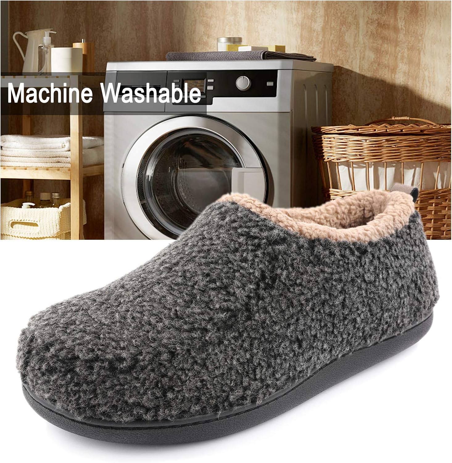  | RockDove Men's Nomad Slipper with Memory Foam | Slippers