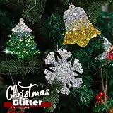 LEOBRO Silver Chunky Glitter 160G Resin Cosmetic Flakes Sequins view 8
