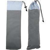 Gatuida 2Pcs Camping Tent Stakes Bag Heavy Duty Stakes Oxford Cloth Pouch Portable Outdoor Camping Spikes Storage Peg Bag Fishing Rod Pouch