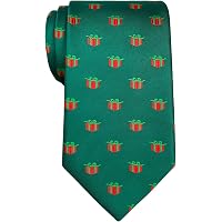Retreez Men's Christmas Snowman Tie - Woven Microfiber, 3.15" Wide, 58" Long