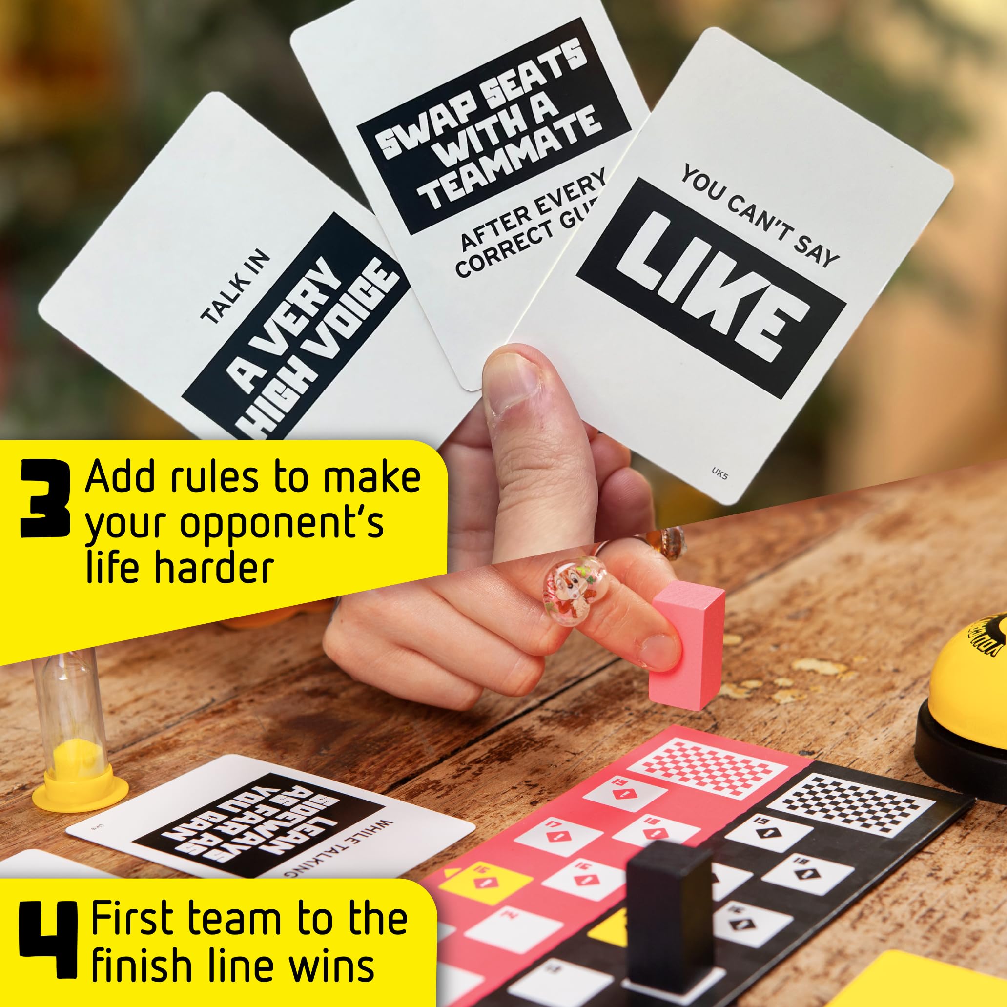 You Can't Say UMM: A Party Game for Family and Adults, Fast-Paced Family Word Game, Must Have for Game Night, Bonus Content Included