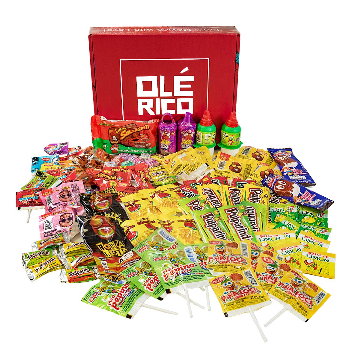 Mexican Candy Variety Box (90 Count) by Ole Rico