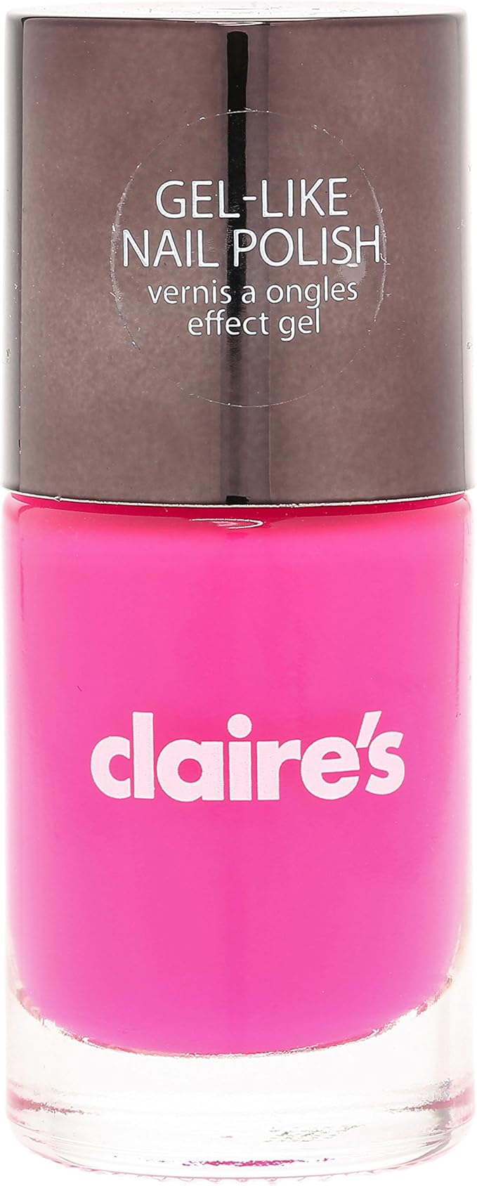 Claires Femmes Vernis à Ongles Effet Gel Rose Fluo