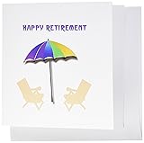 3dRose Set of 12 Greeting Cards, Happy Retirement