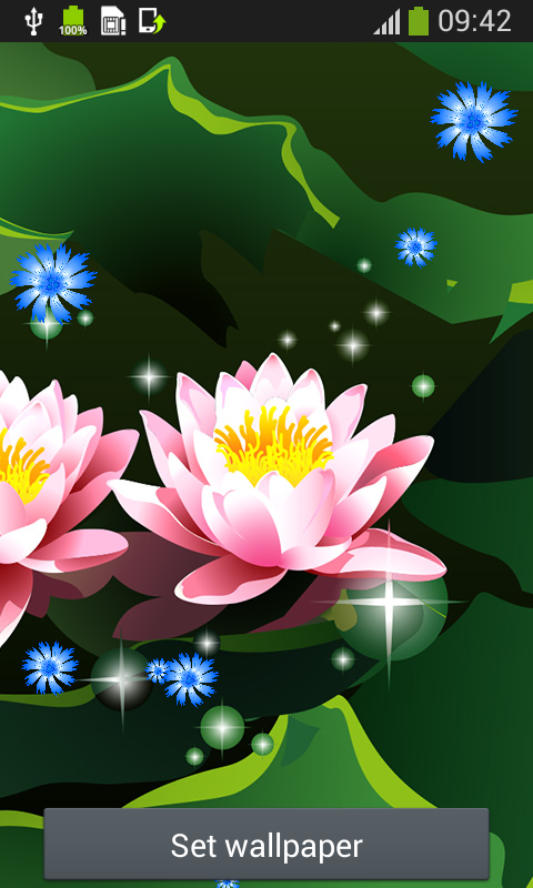 Amazon Com Glowing Flower Live Wallpapers Appstore For Android